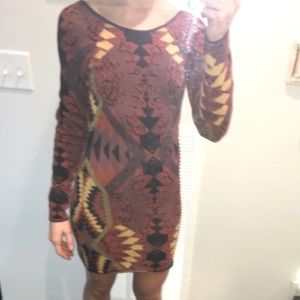 Limited Edition Free People Boho Long sleeve dress